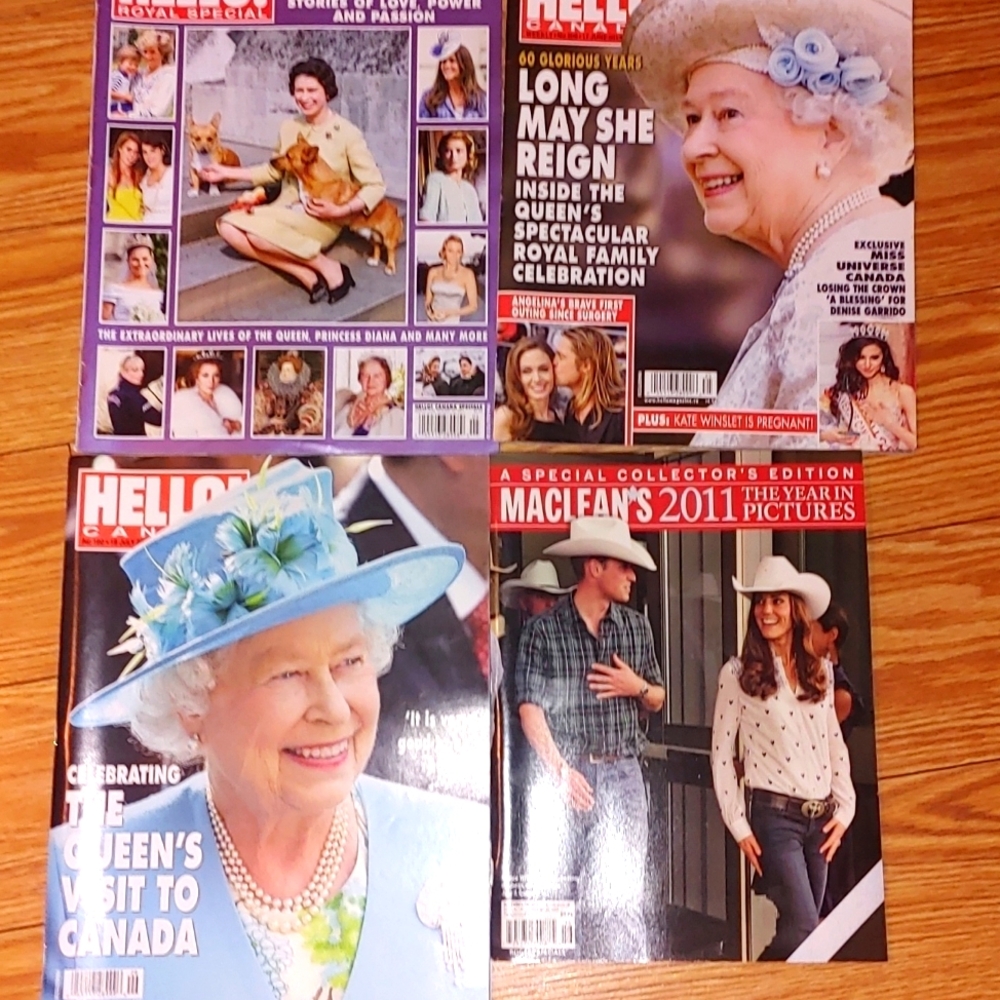 The Royals prince Queen vintage magazines